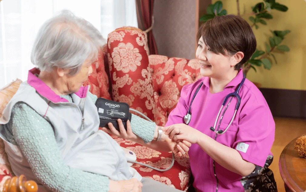 24時間体制の手厚い介護・医療サポート