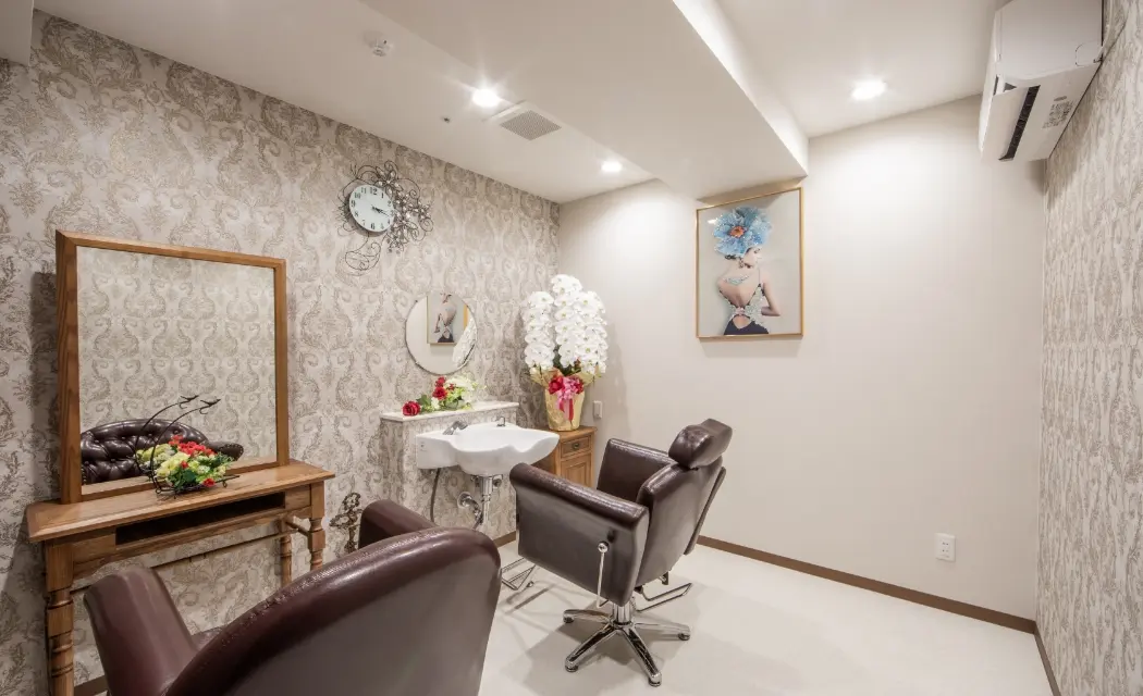 おしゃれサロンで、まるで美容室のような時間を